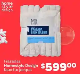 Soriana Híper Homestyle design frazadas faux fur jacqua oferta