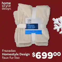 Soriana Híper Home style design frazadas faux fur liso oferta