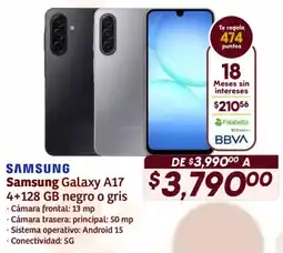 Soriana Híper Samsung galaxy A17 oferta