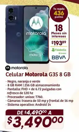 Soriana Híper Motorola celular G35 oferta