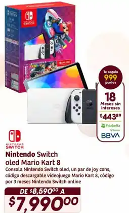 Soriana Híper Nintendo switch oled mario kart 8 oferta