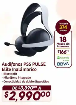 Soriana Híper PS5 pulse audífonos elite inalámbrico oferta