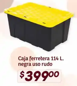 Soriana Híper Caja ferretera negra uso rudo oferta