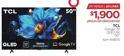 Costco Tcl google tv 50" oferta