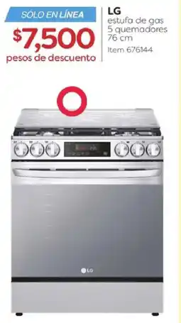 Costco Lg estufa de gas oferta