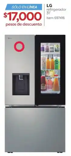 Costco Lg refrigerador oferta