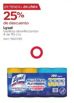 Costco Lysol toallitas desinfectantes oferta