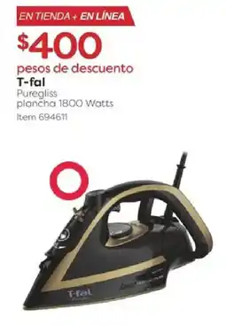 Costco T-fal puregliss plancha oferta