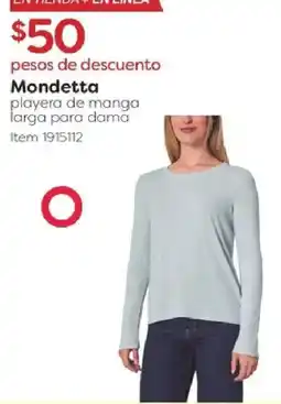 Costco Mondetta playera de manga larga para dama oferta