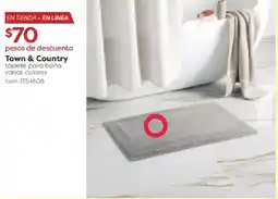 Costco Town & country tapete para baño varios colores oferta