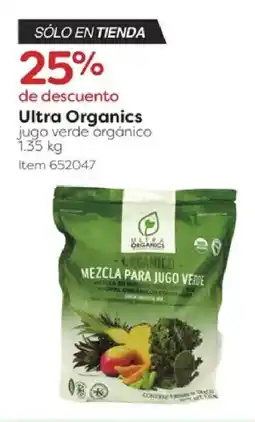 Costco Ultra organic jugo verde orgánico oferta