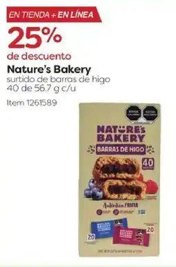 Costco Nature's Bakery surtido de barras de higo oferta