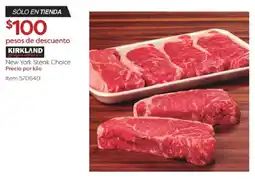 Costco Kirkland new york steak choice oferta