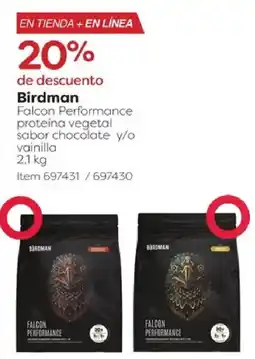 Costco Birdman Falcon Performance proteína vegetal oferta