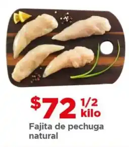 Bodega Aurrerá Fajita de pechuga natural oferta