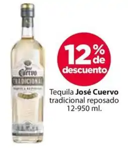 Zorro José cuervo tequila tradicional reposado oferta