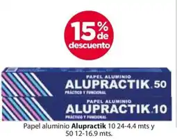 Zorro Alupractik papel aluminio oferta