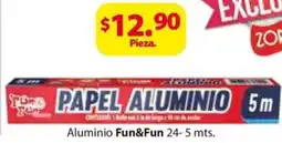 Zorro Fun&fun aluminio oferta