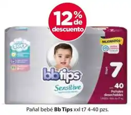 Zorro Bb tips pañal bebé xxl t7 oferta