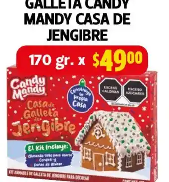 Galleta candy mandy casa de jengibre