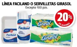 Farmacias Guadalajara Faciland o servilletas girasollínea oferta