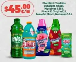 Farmacias Guadalajara Cloralex toallitas eucalipto oferta