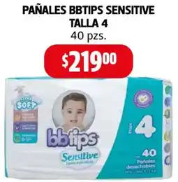 Farmacias Guadalajara Bbtips sensitive pañales oferta