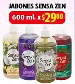 Farmacias Guadalajara Sensa zen jabones oferta
