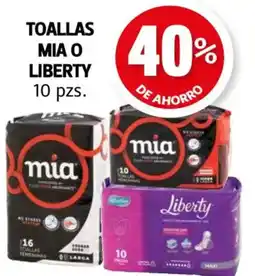 Farmacias Guadalajara Mia o liberty toallas oferta