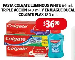 Farmacias Guadalajara Colgate pasta luminous white oferta