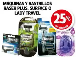 Farmacias Guadalajara Raser plus, surface o lady travelmáquinas y rastrillos oferta