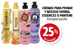 Farmacias Guadalajara Herbal essences o pantene cremas para peinar y mousse excepto packs oferta
