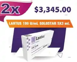 Farmacias Guadalajara Lantus oferta