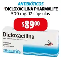 Farmacias Guadalajara Antibióticos dicloxacilina pharmalife oferta