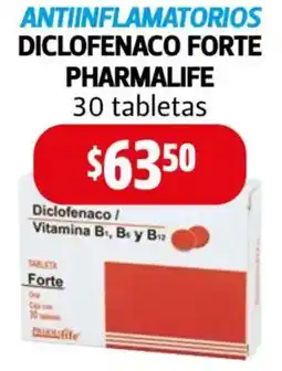 Farmacias Guadalajara Antiinflamatorios diclofenaco forte pharmalife oferta