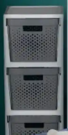 Walmart Cajonera de piso con 3 niveles oferta