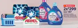 Walmart Ariel detergente en polvo o Downy suavizante oferta
