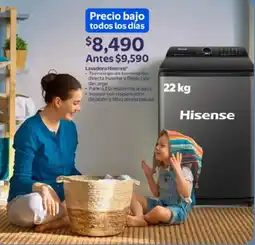 Walmart Hisense lavadora oferta