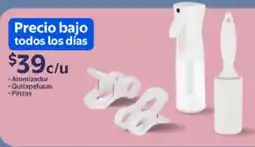 Walmart Atomizador, Quitapelusas o Pinzas oferta