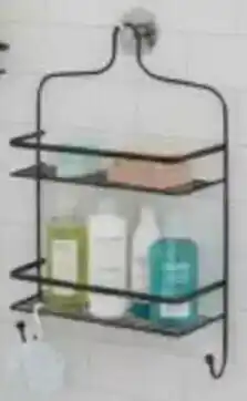 Walmart Mainstays organizador para regadera de 2 niveles oferta