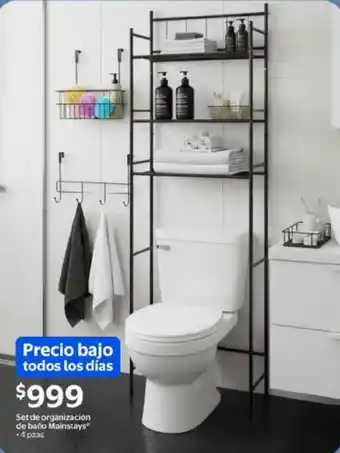 Mainstays set de organización de baño