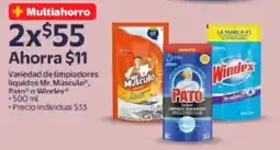 Walmart Variedad de limpiadores líquidos Mr. Musculo, Pato o Windex oferta