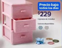 Walmart Cajonera de 3 niveles oferta