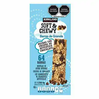 Costco Kirkland Signature Soft & Chewy Barras de Granola 64 pzas de 24 g oferta