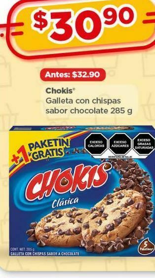 Bodega Aurrerá Galletas chokis oferta