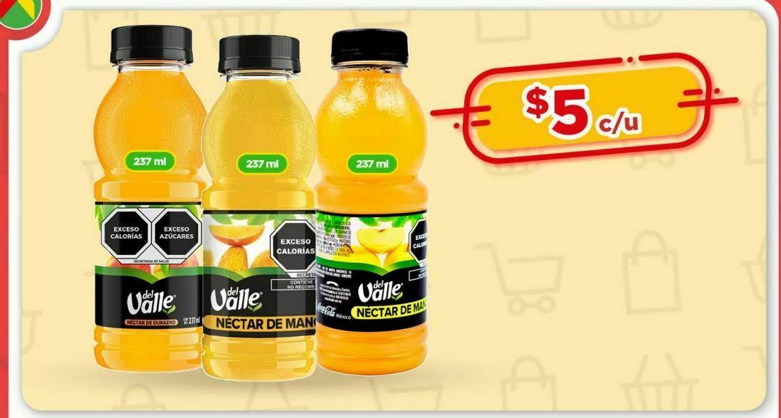 Jugos del valle oferta en Bodega Aurrerá