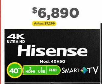 Bodega Aurrerá Smart tv hisense oferta
