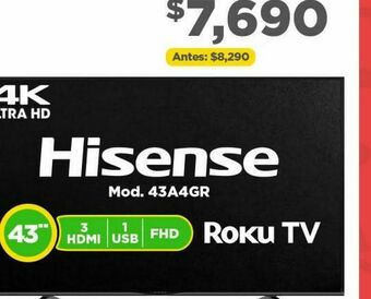 Bodega Aurrerá Smart tv hisense oferta