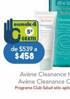 Farmacia San Pablo Avene clean hydra crem facial tub c/40ml oferta