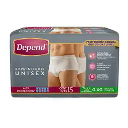 Farmacias YZA I&O Depend Ropa Interior Grande 15 Pzas oferta